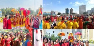 ग्रेटर नोएडा वेस्ट में नंदा देवी डोली शोभायात्रा में उमड़ा जनसैलाब, मां के जयकारों से गुंजायमान हुआ शहर, 14,15, 16 को होगा भव्य वसंतोत्सव कार्यक्रम