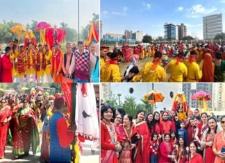 ग्रेटर नोएडा वेस्ट में नंदा देवी डोली शोभायात्रा में उमड़ा जनसैलाब, मां के जयकारों से गुंजायमान हुआ शहर, 14,15, 16 को होगा भव्य वसंतोत्सव कार्यक्रम
