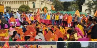 इंदिरापुरम उत्तरैणी-मकरैणी कौथिग महोत्सव-2025: भूमि पूजन के साथ ही वैशाली से इंदिरापुरम तक निकाली गयी श्रीराम शोभा यात्रा