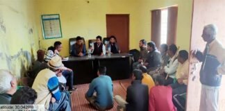 सरकार जनता के द्वार कार्यक्रम में चौपाल लगाकर सुनी गई ग्रामीणों की समस्याएं