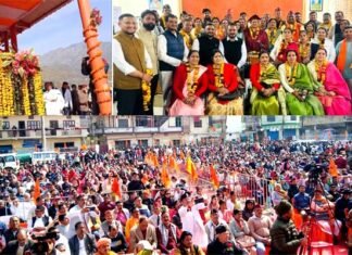 श्रीनगर की पहली मेयर आरती भण्डारी और 40 पार्षदों ने ली शपथ, पहली बैठक में वाल्मीकि चौक बनाने का प्रस्ताव पारित