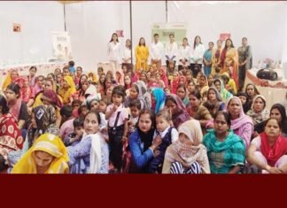 होंडा इंडिया फाउंडेशन के सहयोग से स्वाभिमान टीम द्वारा कासना गाँव में मनाया गया अंतर्राष्ट्रीय महिला दिवस Honda India Foundation