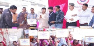 अंतर्राष्ट्रीय महिला दिवस पर मानव अधिकार एवं अपराध नियंत्रण संगठन इकाई दिल्ली एनसीआर द्वारा किया गया महिला स्वच्छता कर्मियों का सम्मान International Women's Day