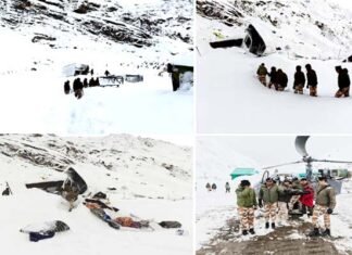 माणा हिमस्खलन: ग्लेशियर के मलबे में दबे 50 मजदूर निकाले, 4 की मौत, 5 की तलाश जारी Uttarakhand Badrinath Avalanche News