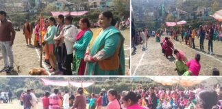 अंतर्राष्ट्रीय महिला दिवस के उपलक्ष्य में होली मिलन समारोह एवं रस्साकशी प्रतियोगिता आयोजन, महिला मंगल दल डांग रही विजेता Holi Milan Samaroh and Tug of War Competition organized