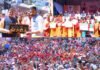 सरकार के तीन वर्ष पूर्ण होने पर पौड़ी के रामलीला मैदान में मनाया गया भव्य कार्यक्रम