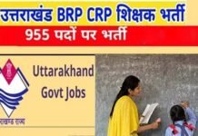 उत्तराखंड में बीआरपी-सीआरपी के 955 पदों पर भर्ती प्रक्रिया शुरू, जनपदवार मैरिट के आधार पर होगी भर्ती