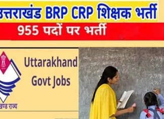 उत्तराखंड में बीआरपी-सीआरपी के 955 पदों पर भर्ती प्रक्रिया शुरू, जनपदवार मैरिट के आधार पर होगी भर्ती