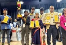 राष्ट्रीय स्तर की एनएसएस पोस्टर प्रतियोगिता में शारदा विश्वविद्यालय को मिला पुरस्कार NSS poster competition