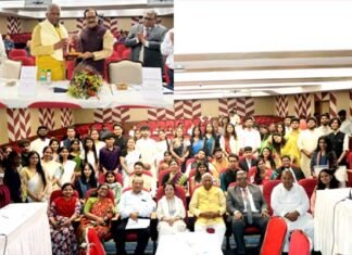 शारदा विश्वविद्यालय में राष्ट्रीय युवा संसद प्रतियोगिता का आयोजन