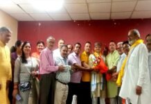 उत्तराखंड सरकार में दर्जा प्राप्त राज्यमंत्री वीरेंद्र दत्त सेमवाल का जोरदार स्वागत