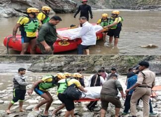 श्रीनगर-देवप्रयाग मार्ग पर दर्दनाक हादसा, शादी समारोह में जा रहे परिवार की कार अलकनंदा नदी में गिरी, पांच लोगों की मौत