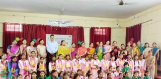 राजकीय बालिका इंटर कॉलेज श्रीनगर में हर्षोल्लास से मनाया गया प्रवेशोत्सव Entrance festival celebrated with great enthusiasm in GGIC Srinagar