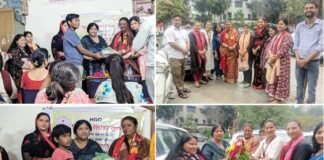 शिक्षा से शिखर तक संस्था के बच्चों को गाजियाबाद महापौर ने बांटी खाद्य व पाठ्य सामग्री