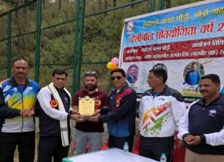 स्पोर्ट्स क्लब पौड़ी द्वारा आयोजित वॉलीबॉल प्रतियोगिता में थलीसैंण बना चैंपियन, महिला वर्ग में पौड़ी ने मारी बाजी Sports Club Pauri