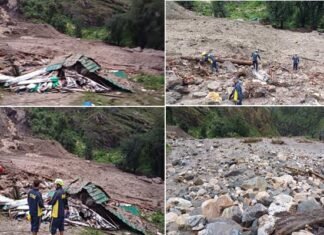 उत्तरकाशी में यमुनोत्री हाईवे पर बादल फटने से तबाही, 9 मजदूर लापता, रेस्क्यू ऑपरेशन जारी CLOUD BURST IN UTTARKASHI