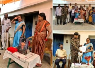 कारगिल विजय दिवस की 26वीं वर्षगांठ पर भारतीय सेना के जवान पहुँचे घर-घर, परिजनों को भेंट किए सम्मान चिन्ह Kargil Vijay Diwas