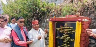 विधायक राजकुमार पोरी ने कल्जीखाल ब्लॉक के अन्तर्गत विभिन्न सड़कों का किया लोकार्पण एवं शिलान्यास