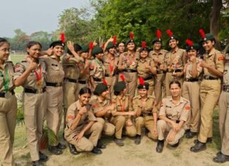 शारदा विश्वविद्यालय के एनसीसी कैडेट्स ने जीते पदक