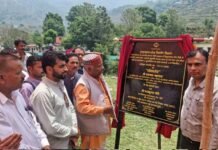 विधायक पोरी ने गगवाड़स्यूं घाटी में दी क्षेत्रवासियों को सौगात