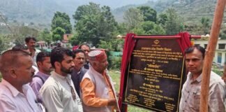 विधायक पोरी ने गगवाड़स्यूं घाटी में दी क्षेत्रवासियों को सौगात