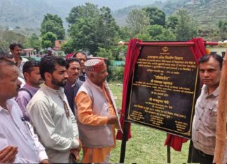 विधायक पोरी ने गगवाड़स्यूं घाटी में दी क्षेत्रवासियों को सौगात