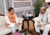 रक्षा मंत्री राजनाथ सिंह से मिले सीएम धामी, रानीखेत और लैंसडाउन छावनी क्षेत्र को नगर पालिकाओं के साथ विलय करने का किया अनुरोध