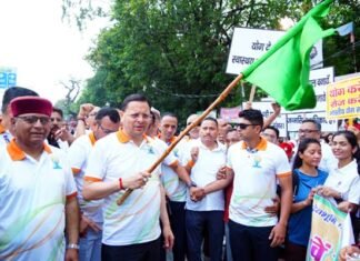 ‘रन फॉर योगा’ में शामिल हुए सीएम धामी, लोगों से किया योग को चिनचर्या में शामिल करने का आह्वान