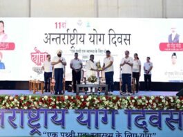 राष्ट्रपति द्रौपदी मुर्मू ने देहरादून में किया 11 वें अंतरराष्ट्रीय योग दिवस का शुभारंभ