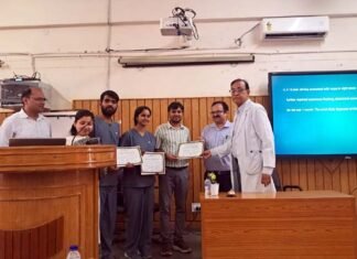 राजकीय मेडिकल कॉलेज में आयोजित आईएपी पीडियाट्रिक क्विज में अभिषेक बिष्ट और आजम मलिक की टीम प्रथम स्थान पर IAP Pediatric Quiz