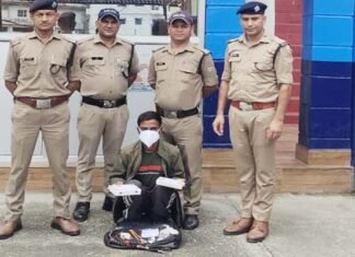 पौड़ी में हुई चोरी की घटनाओं को अंजाम देने वाले शातिर चोर को पुलिस ने किया गिरफ्तार