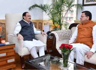 केंद्रीय स्वास्थ्य मंत्री जेपी नड्डा से मिले सीएम धामी, एयर एंबुलेंस का विस्तार, इमरजेंसी के लिए अतिरिक्त हेलिकॉप्टर मांगा