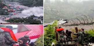 हर्षिल में सेना का कैंप भी चपेट में आया, 10 जवान लापता, धराली में रेस्क्यू ऑपरेशन के लिए इंडियन एयरफोर्स ने कसी कमर Army camp in Harshil hit