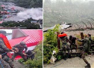 हर्षिल में सेना का कैंप भी चपेट में आया, 10 जवान लापता, धराली में रेस्क्यू ऑपरेशन के लिए इंडियन एयरफोर्स ने कसी कमर Army camp in Harshil hit