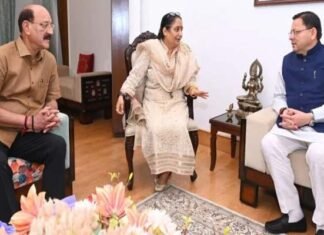 मुख्यमंत्री पुष्कर धामी एवं संसदीय कार्य मंत्री सुबोध उनियाल ने की विधानसभा अध्यक्ष से शिष्टाचार भेंट, मानसून सत्र को लेकर की विस्तृत चर्चा