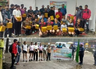 स्वतंत्रता दिवस पर पौड़ी में क्रॉस कंट्री दौड़ का आयोजन, अलग-अलग वर्गों में शुभम, नेहा, आयुष, विधि, आदर्श तथा निधि बने विजेता