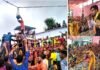 घंडियाल राजराजेश्वरी मंदिर में जन्माष्टमी महोत्सव पर उमड़ा जनसैलाब, दही हांडी कार्यक्रम रहा आकर्षण का केंद्र Ghandiyal Rajarajeshwari Temple