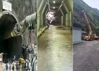 पिथौरागढ़ में भूस्खलन से NHPC टनल का मुहाना बंद, 8 कार्मिकों को सुरक्षित निकाला, 11 अब भी अभी अंदर, रेस्क्यू जारी PITHORAGARH TUNNEL ACCIDENT-landslide