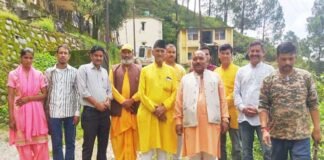 पोखड़ा में दिवंगत राज्य आंदोलनकारी कृष्ण मोहन जोशी सहित सात तरुण युवाओं की 24वीं पुण्य स्मृति पर वृक्षारोपण, श्रद्धांजलि व भंडारा