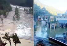 उत्तरकाशी: तेलगाड़ नदी फिर उफान पर, दहशत में लोग, हर्षिल बाजार और गांव खाली कराया गया Uttarkashi Harshil Telgad river
