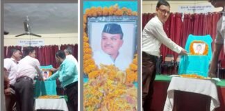 रा.शि. संघ पौड़ी जिलाध्यक्ष एवं राज्य अन्दोलनकारी स्व. बलराज गुसाईं को श्रीनगर क्षेत्र के शिक्षकों ने शोक सभाकर दी श्रद्धांजलि