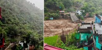 भारी बारिश का कहर: बुआखाल-रामनगर हाईवे पर बना पुल टूटा, पौड़ी मुख्यालय से थलीसैंण क्षेत्र का संपर्क टूटा, प्रशासन ने बड़खोलू पुल भी किया बंद bridge on the Buakhal-Ramnagar highway collapsed