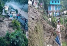 धराली के बाद अब थराली में तबाही, देर रात बादल फटने से मलबे में दबे कई घर, सड़कें क्षतिग्रस्त cloud-burst-in-tharali-chamoli
