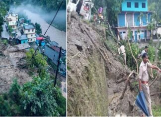 धराली के बाद अब थराली में तबाही, देर रात बादल फटने से मलबे में दबे कई घर, सड़कें क्षतिग्रस्त cloud-burst-in-tharali-chamoli