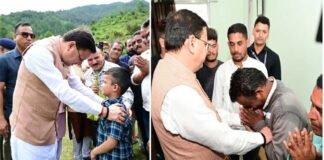 आपदा प्रभावित लोगों को देख सीएम धामी ने रुकवाया काफिला, प्रोटोकॉल तोड़ जनता के बीच पहुंचे, सुनी समस्याएं, हर संभव सहायता का दिया आश्वासन
