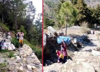 19 वर्षों से सड़क का इंतजार कर रहे हैं डांडा ग्वीन गांव के ग्रामीण