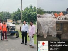 ग्रेटर नोएडा: सड़क किनारे कूड़ा डालने पर लगाया एक लाख रुपए जुर्माना, दो वाहन जब्त dumping garbage on the roadside