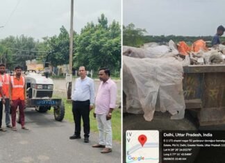 ग्रेटर नोएडा: सड़क किनारे कूड़ा डालने पर लगाया एक लाख रुपए जुर्माना, दो वाहन जब्त dumping garbage on the roadside