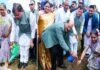 सीएम धामी और विधानसभा अध्यक्ष ने गैरसैंण ‘भराड़ीसैंण’में ‘एक पेड़ माँ के नाम’अभियान के तहत किया पौधा रोपण CM Dhami and the Speaker of the Assembly planted a tree in Gairsain in the name of mother