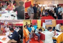 गढ़वाल हितैषिणी सभा के निःशुल्क स्वास्थ्य जांच शिविर में उमड़ी भारी भीड़